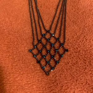Woven Crystal necklace BEAUTIFUL!